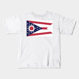 Ohio Balloon Dog Flag Kids T-Shirt